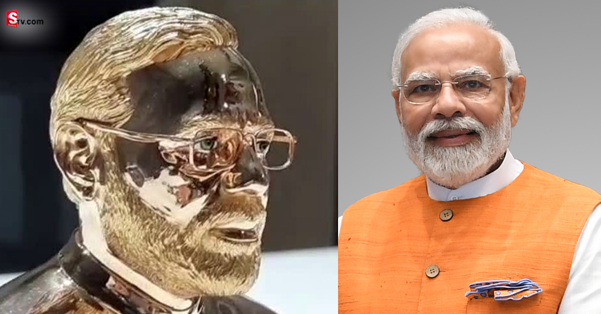 మోదీ మీద అభిమానంతో.. ఏకంగా బంగారు విగ్రహం చేయించిన ఫ్యాన్‌
