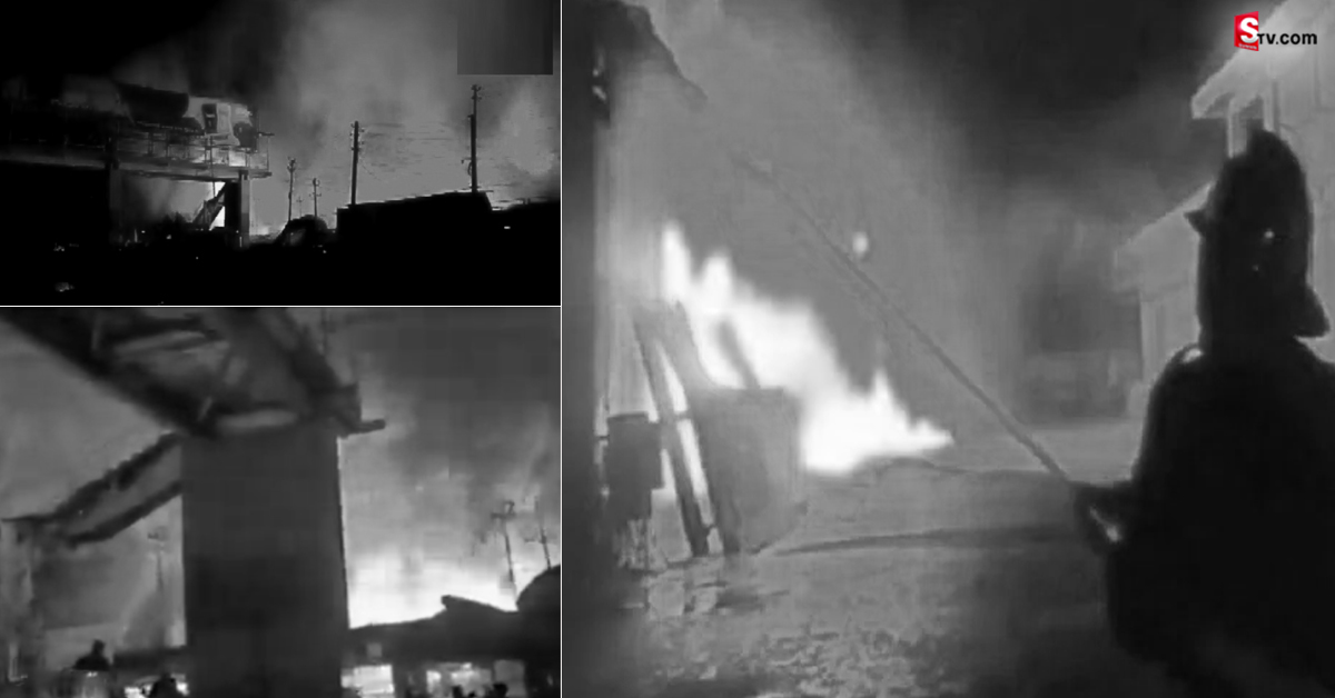బ్రేకింగ్: మార్కెట్‌లో భారీ అగ్ని ప్రమాదం.. 150 దుకాణాలు దగ్ధం..