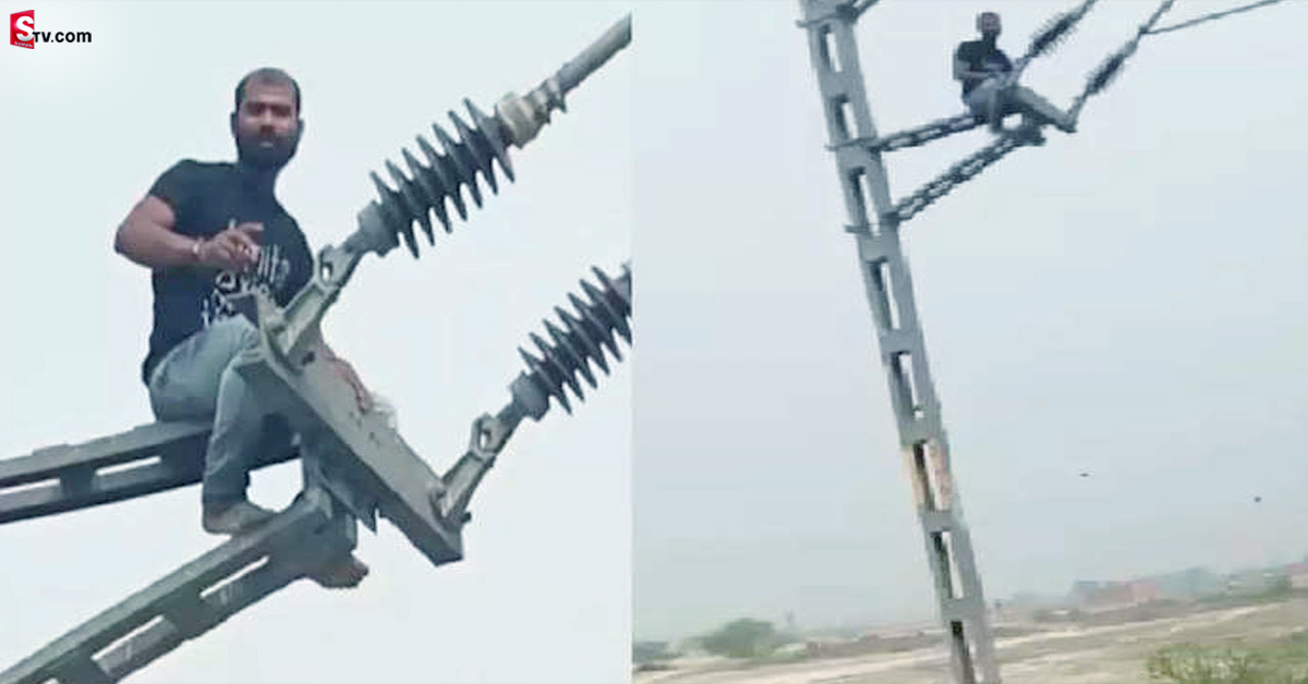 తోటి ప్రయాణికుడిపై యువతి తిట్లు.. అవమానంతో కరెంట్ స్తంభం ఎక్కి..!