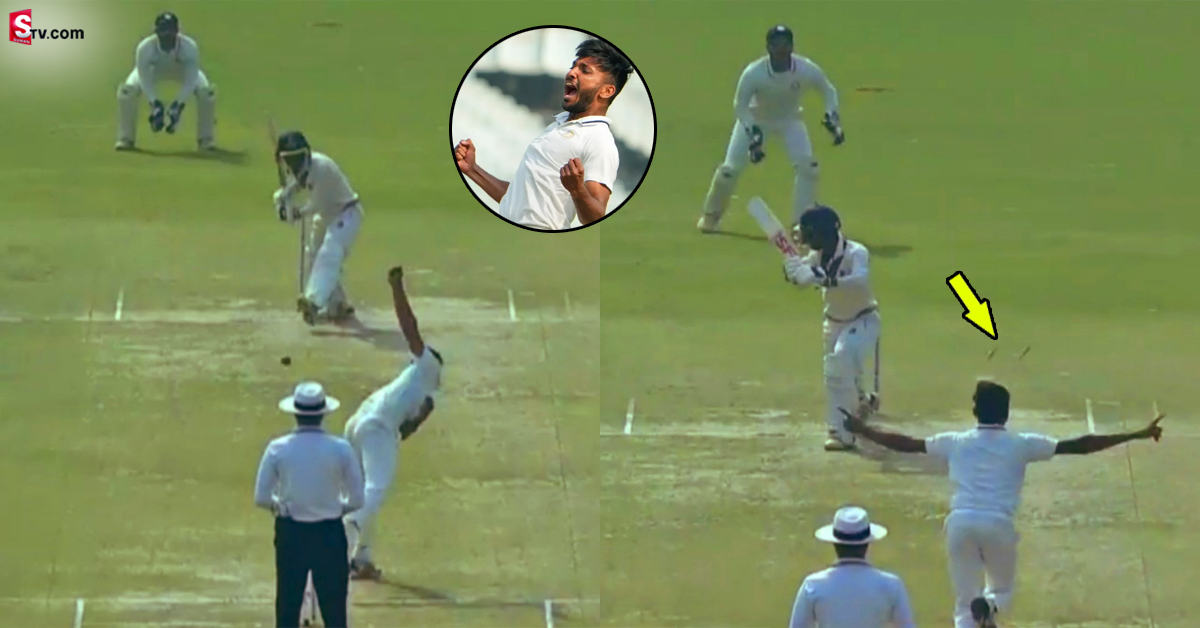 Ranji Trophy: చేతన్ సకారియా స్వింగ్ కు కళ్లు తేలేసిన బ్యాటర్! వీడియో వైరల్..