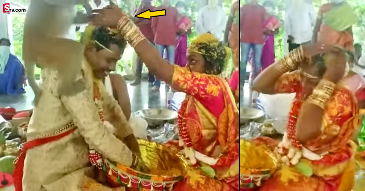 వీడియో: కొత్త జంటకు సినిమా చూపించిన కోతి.. మీదకు దూకి ఏం చేసిందంటే..