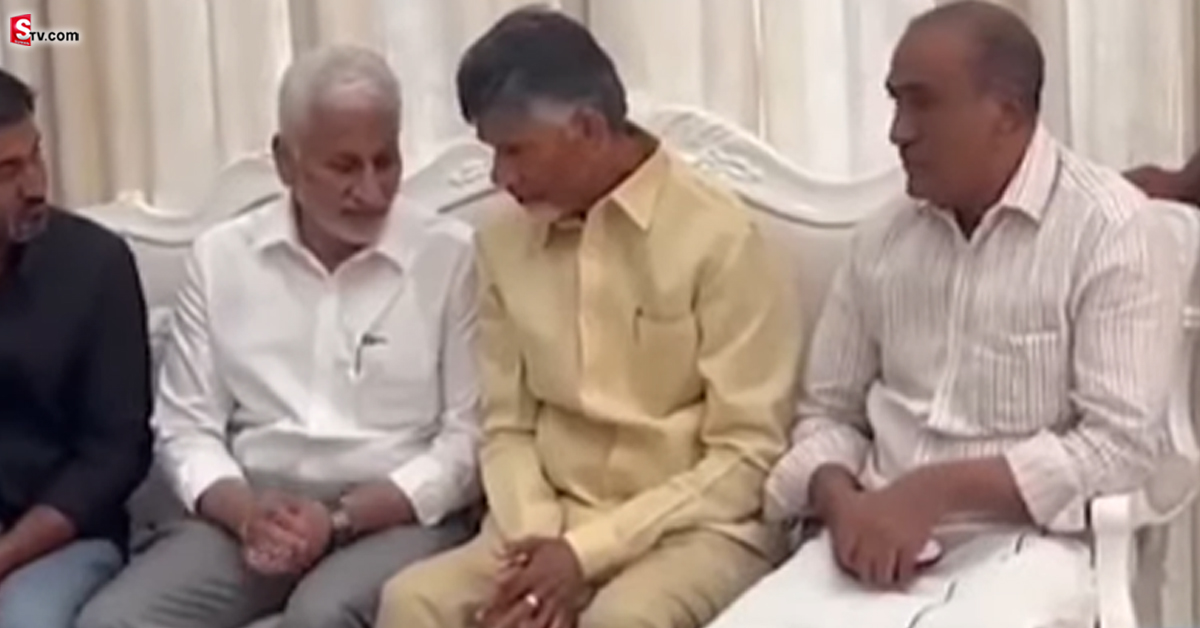 వీడియో: తారకరత్న ఇంట విజయసాయిరెడ్డిని ఓదార్చిన చంద్రబాబు!