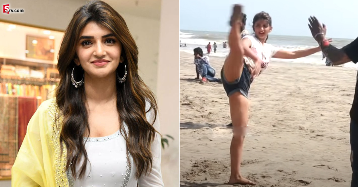 వామ్మో.. శ్రీలీలని ఇలా ఎప్పుడూ చూడలేదు! వైరల్ అవుతున్న వీడియో!