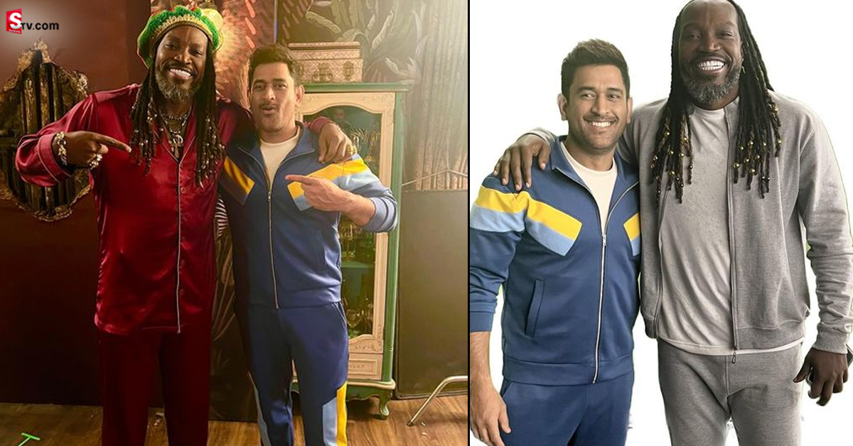 ధోనీతో యూనివర్స్ బాస్ క్రిస్ గేల్.. కలిసింది అందుకేనా?