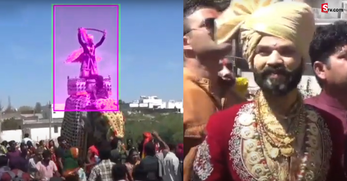 వీడియో: పెళ్లి బారాత్ లో ఏనుగుపై డ్యాన్స్.. నోట్ల వర్షం కురిపించిన పెళ్లికొడుకు!