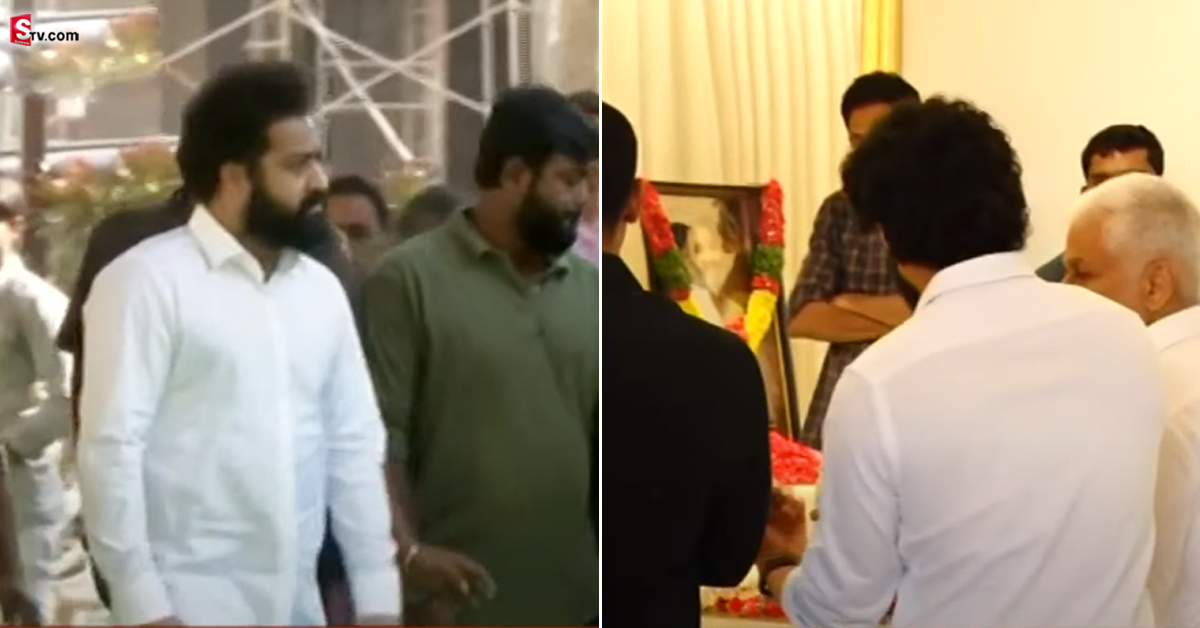 నందమూరి తారకరత్నని కడసారి చూసేందుకు వచ్చిన Jr.NTR