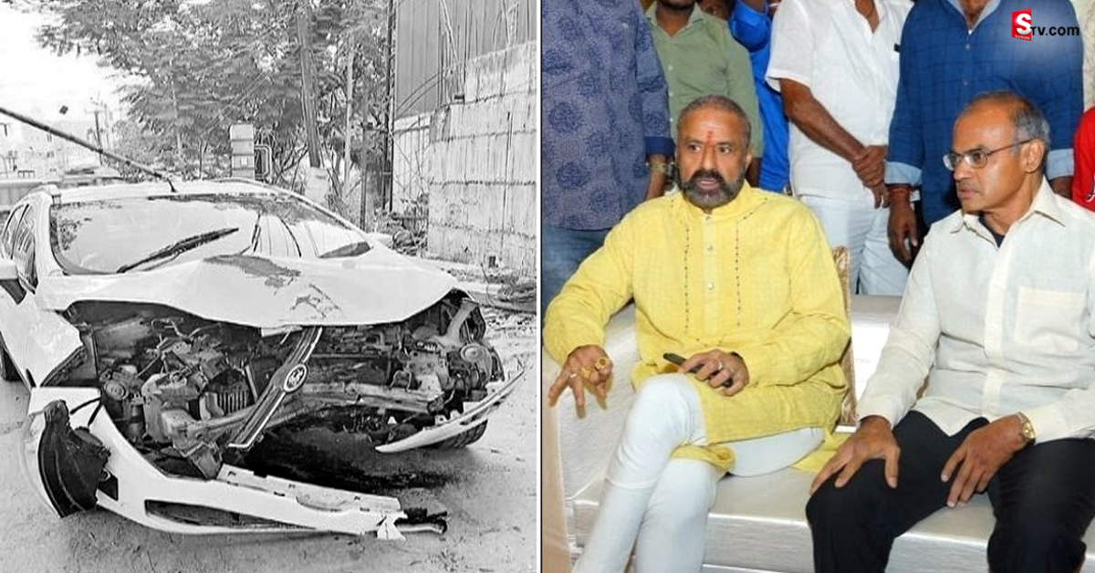 హీరో బాలకృష్ణ సోదరుడి కారుకు యాక్సిడెంట్!