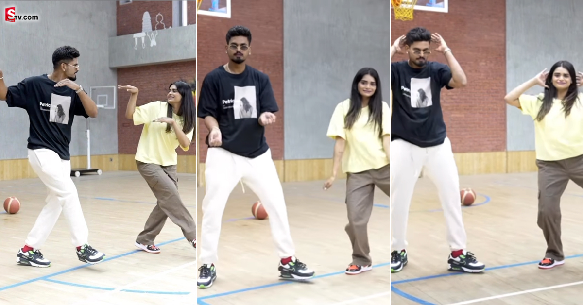ట్రెండింగ్ పాటకు టీమిండియా క్రికెటర్ స్టెప్పులు! వీడియో వైరల్