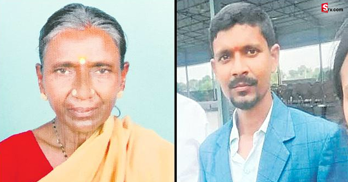 కొడుకు రాక్షసత్వం.. తల్లి తలతో రోడ్డుపై పచార్లు..