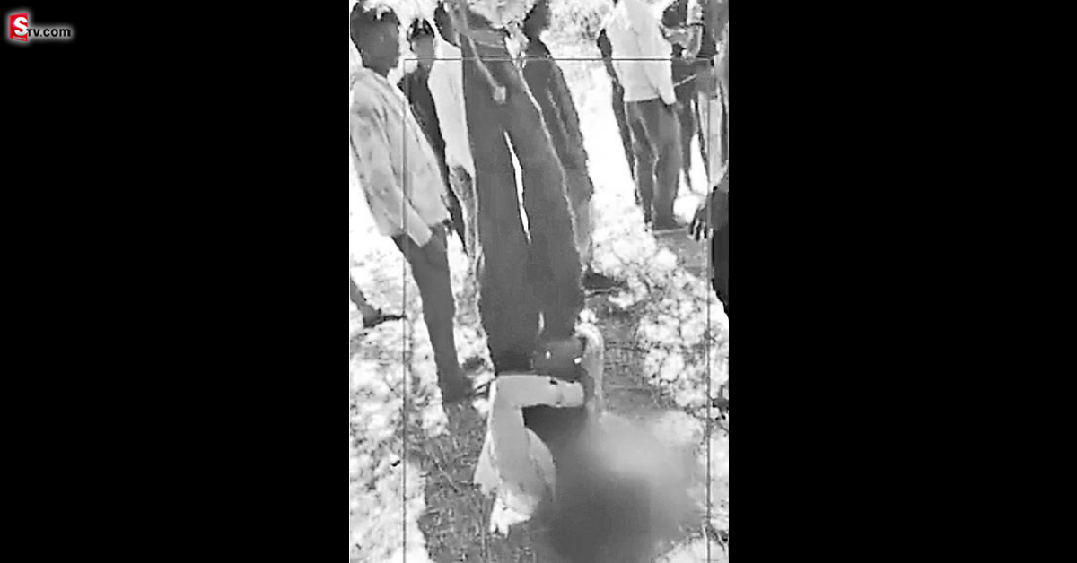 యువతిని కిడ్నాప్ చేశాడనే అనుమానంతో.. చెట్టుకు వేలాడదీసి..