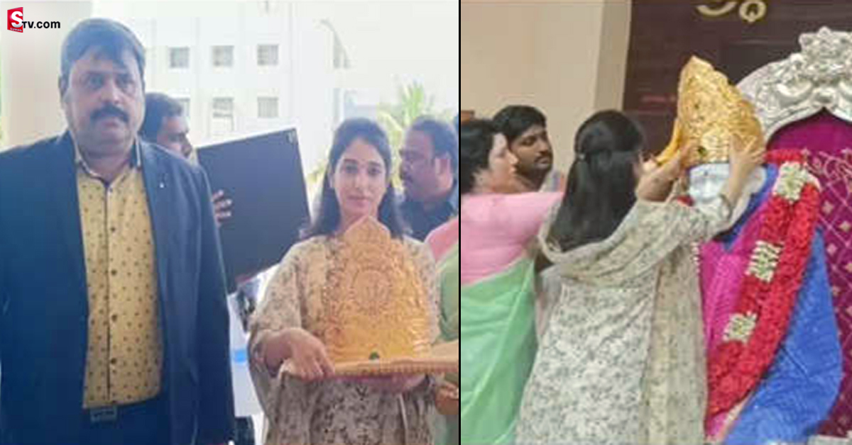 మోహన్‌బాబు నిర్మించిన సాయిబాబా ఆలయానికి బంగారు కిరీటం బహూకరించిన BRS ఎమ్మెల్యే!