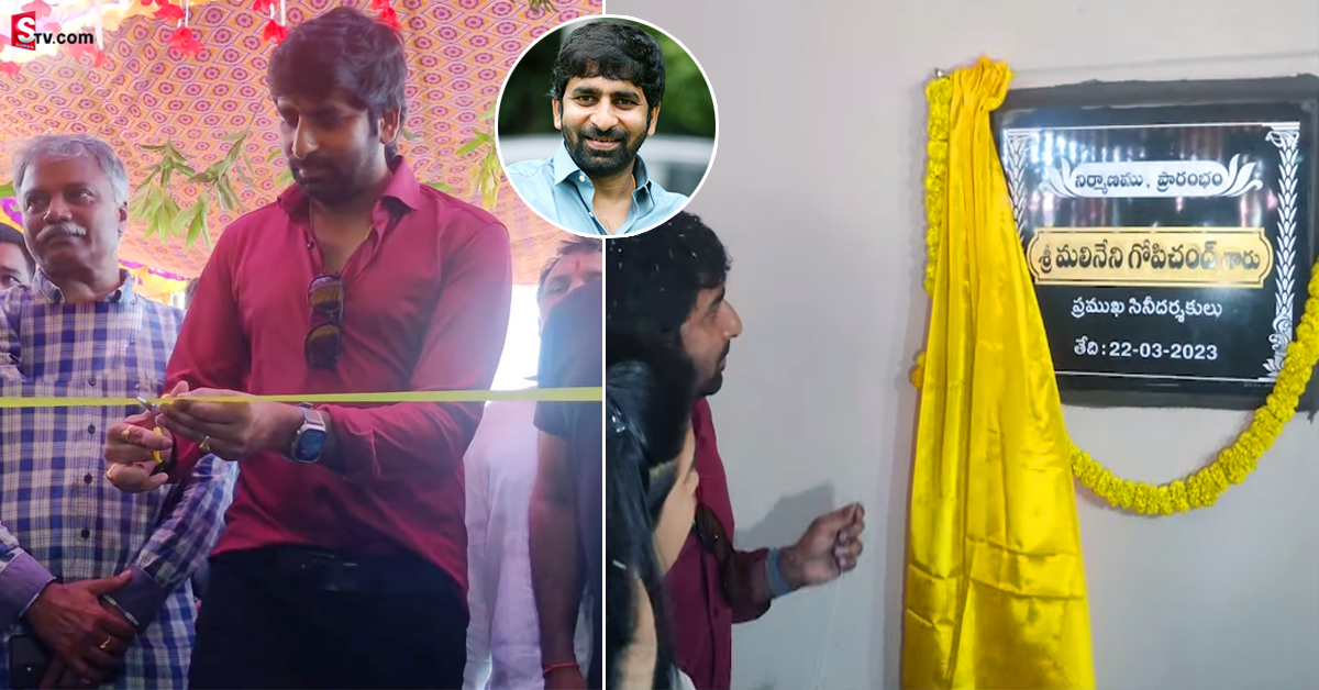 పుట్టి పెరిగిన ఊరికి మంచి పని చేసిన డైరెక్టర్ గోపీచంద్!