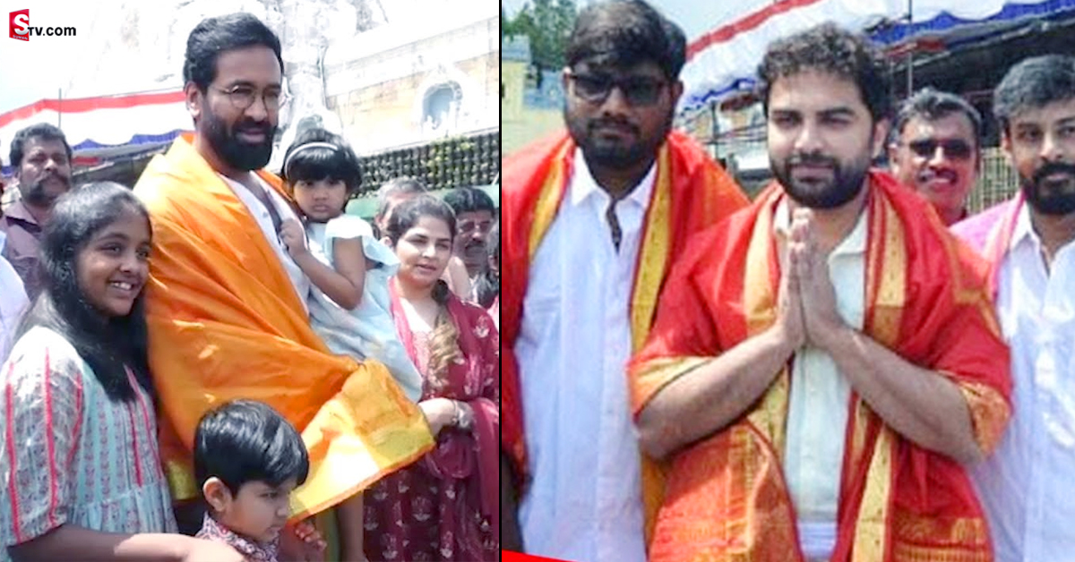 శ్రీవారి సేవలో హీరోలు మంచు విష్ణు, విశ్వక్​ సేన్