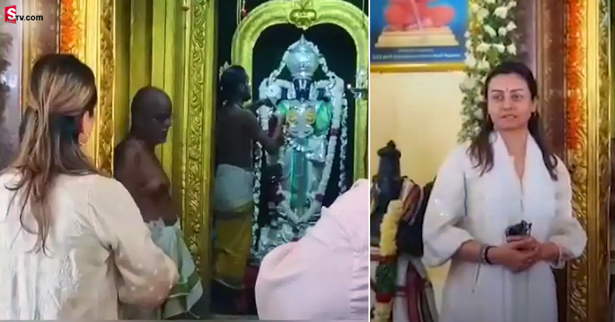 శ్రీవారి ఆలయంలో ప్రత్యేక పూజలు నిర్వహించిన నమ్రతా శిరోద్కర్..