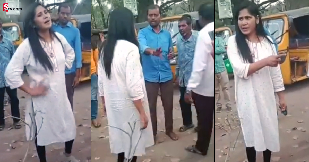 వీడియో: మద్యం మత్తులో మహిళ వీరంగం.. నడిరోడ్డుపై నానా రచ్చ..!