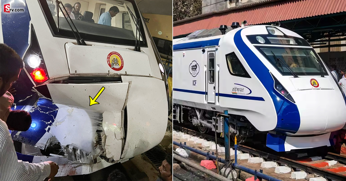 వందే భారత్ ఎక్స్ ప్రెస్ కు మరోసారి ప్రమాదం