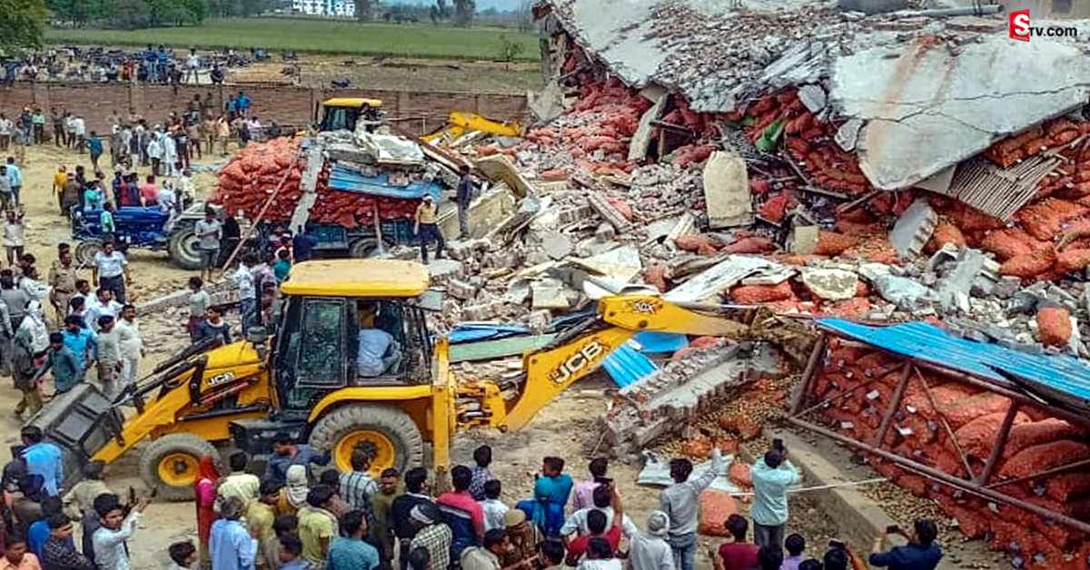 ఘోరం.. కోల్డ్ స్టోరేజీ పైకప్పు కూలి 8 మంది దుర్మరణం.. శిథిలాల కింద మరికొందరు..