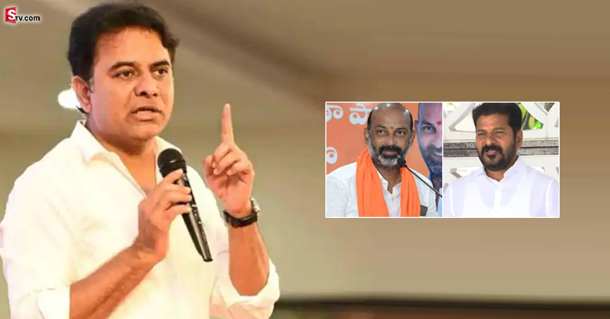బండి సంజయ్, రేవంత్ రెడ్డిలకు లీగల్ నోటీసులు పంపిన KTR!