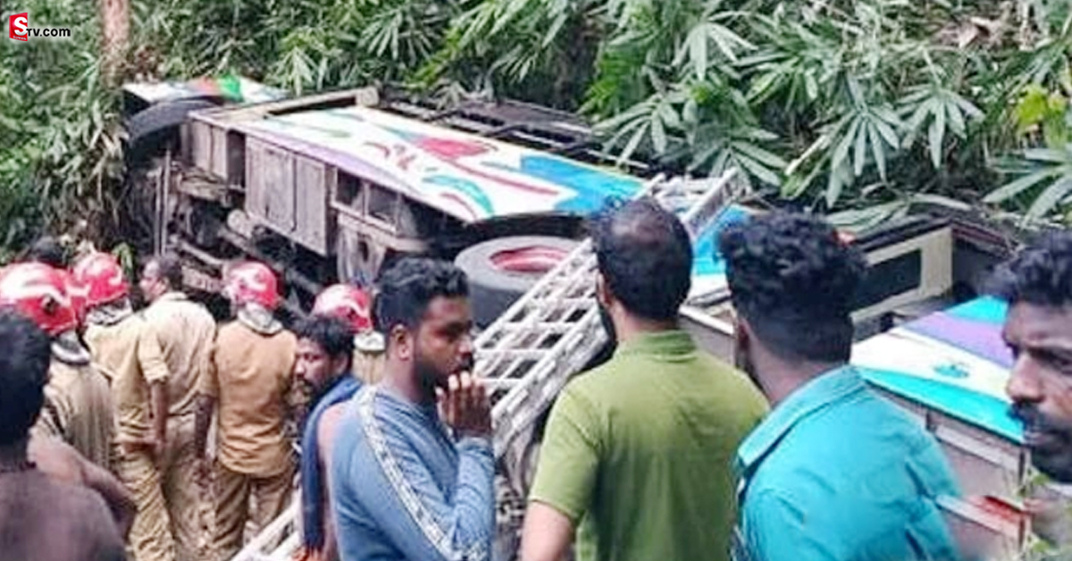 బ్రేకింగ్: శబరిమలలో బస్సు బోల్తా! బస్సులో 68 మంది!
