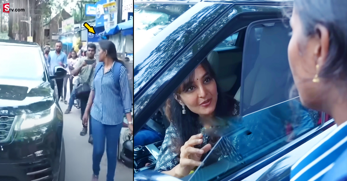 తన కోరికతీర్చమంటూ హీరోయిన్ కారుని వెంబడించిన అభిమాని..