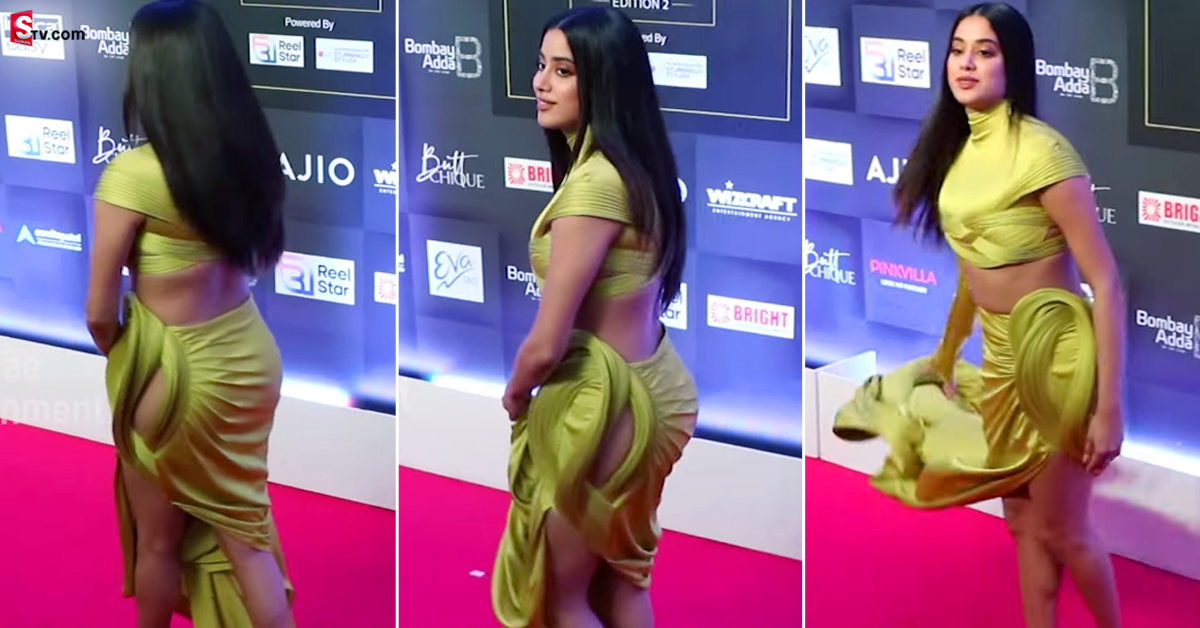 Janhvi Kapoor: జాన్వీ కపూర్ రచ్చ.. లుంగీ లా డ్రెస్ పైకెత్తి అందాల విందు! పిక్ వైరల్..