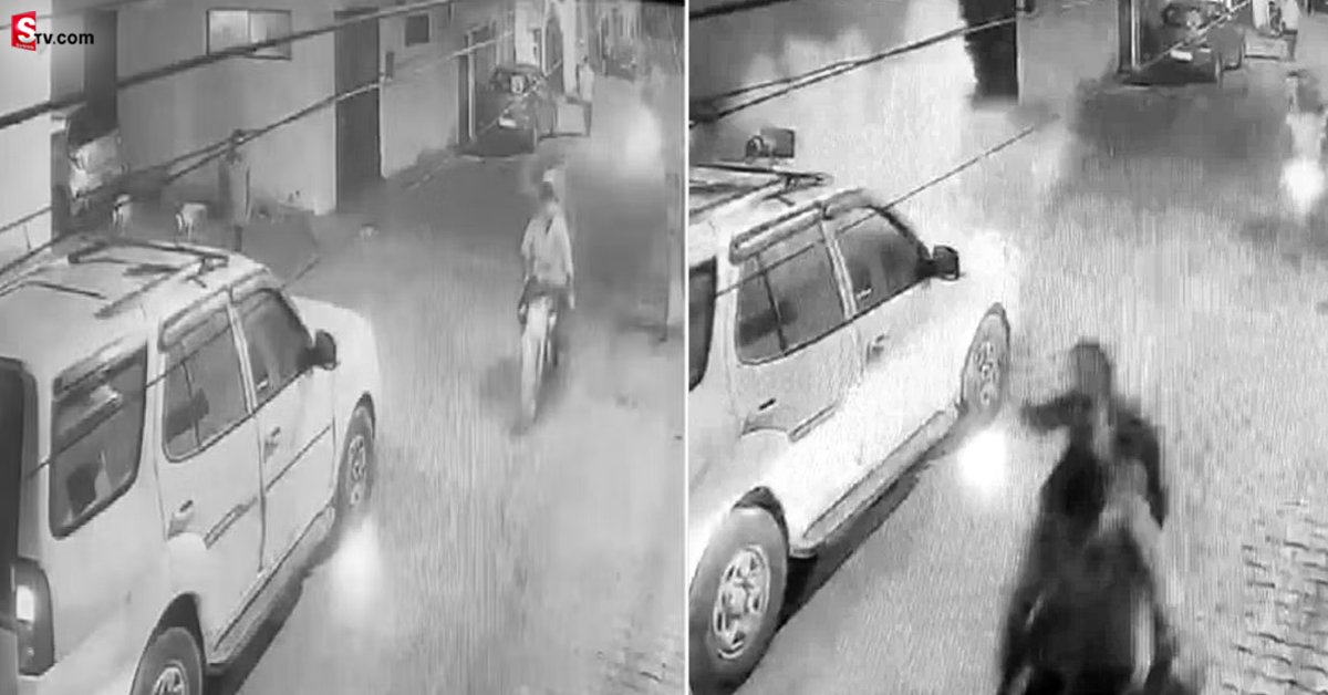 BJP లీడర్ కుమారుడి కారుపై బాంబుదాడి.. వీడియో వైరల్!