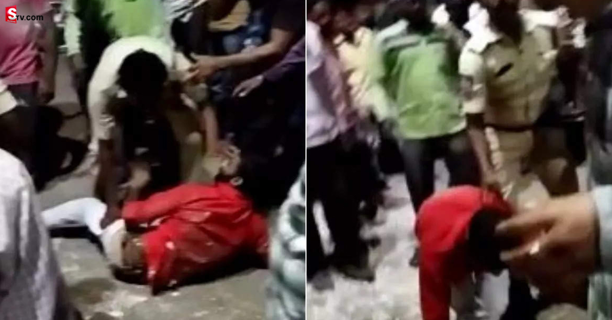 Police: పోలీసులపై యువకుడి దాడి.. తీవ్ర గాయాలు!