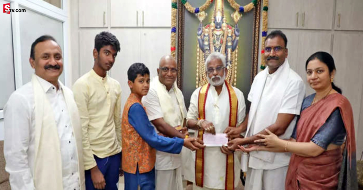TTD: తిరుమల శ్రీవారికి భారీ విరాళం ఇచ్చిన హైదరాబాద్ భక్తుడు!