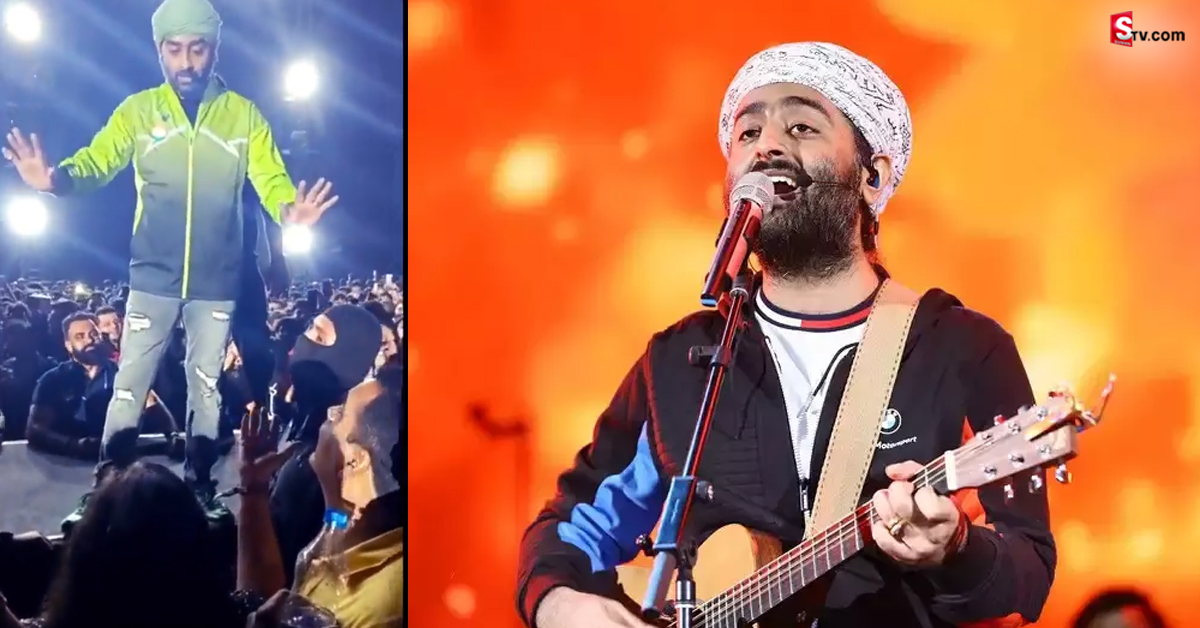 Arijit Singh: వీడియో: స్టార్ సింగర్‌పై మహిళా ఫ్యాన్ దురుసుతనం! స్టేజీపై నుంచి కిందకి లాగి..