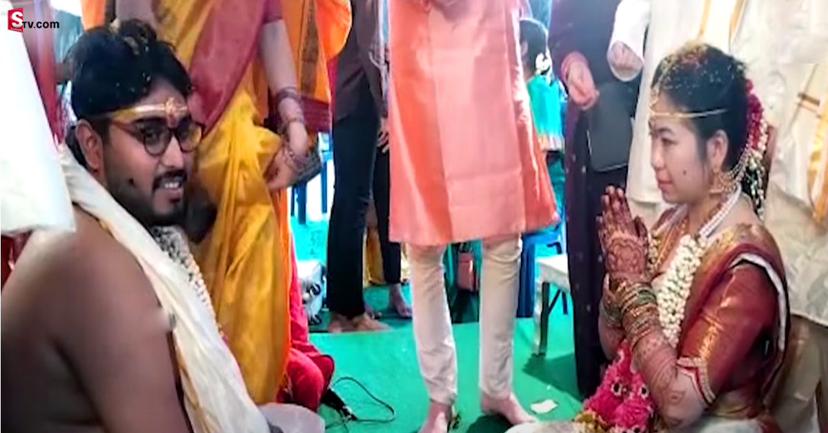 ఎల్లలు దాటిన ప్రేమ.. రాముడి సాక్షిగా ఒక్కటైన తెలుగబ్బాయి, జపాన్ అమ్మాయి
