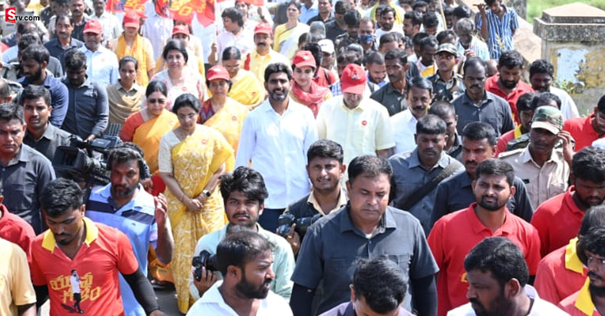 Nara Lokesh: శ్రీశైలం నియోజ‌క‌వ‌ర్గంలో లోకేశ్ యువగళం పాదయాత్ర.. 100వ రోజు హైలెట్స్!