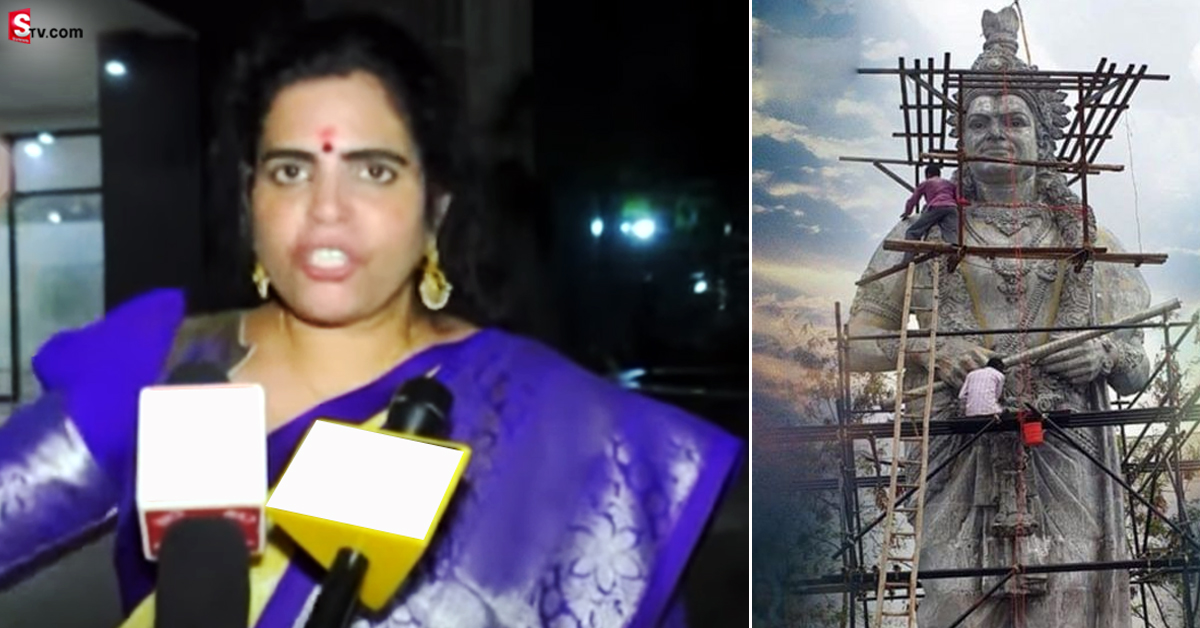 Karate Kalyani: NTR విగ్రహ ఏర్పాటును అడ్డుకుంటాం.. కరాటే కళ్యాణి ఆధ్వర్యంలో ఆందోళన!