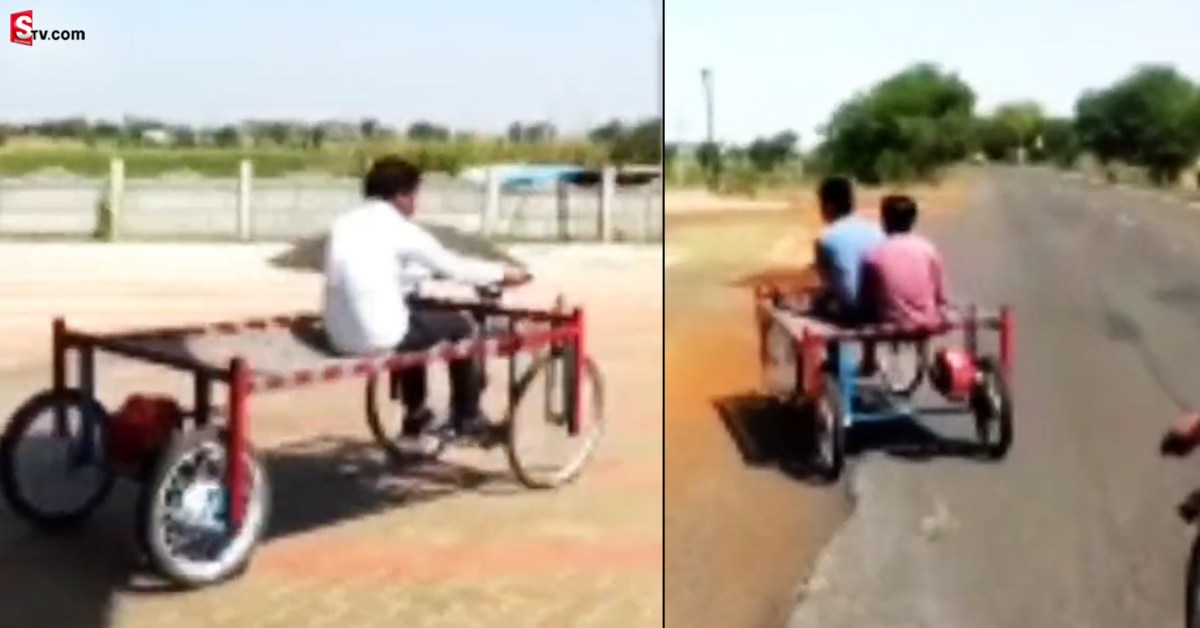 మంచం కాదు.. లీటర్ పెట్రోల్ పోస్తే చాలు రోడ్డుపై పరుగెడుతుంది!