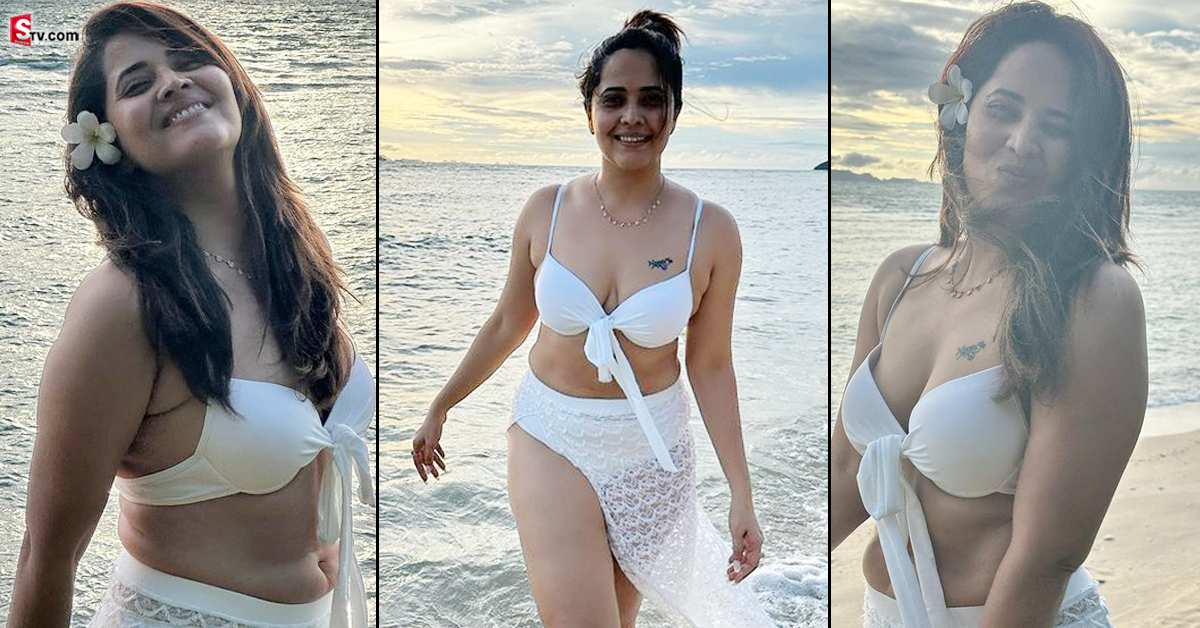 ఆగని అనసూయ బికినీ ట్రీట్! ఈసారి ఇంకాస్త హాట్ గురూ!