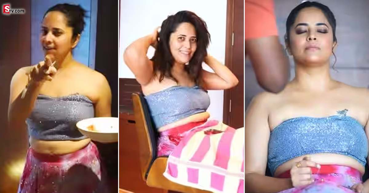 సీక్రెట్ టాటూ చూపించిన అనసూయ!.. పిచ్చెక్కి పోతున్న కుర్రాళ్లు!..