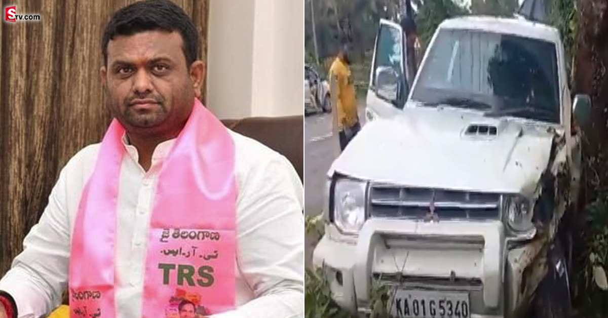 MLA పైలెట్‌ రోహిత్‌రెడ్డి కారుకు ప్రమాదం!