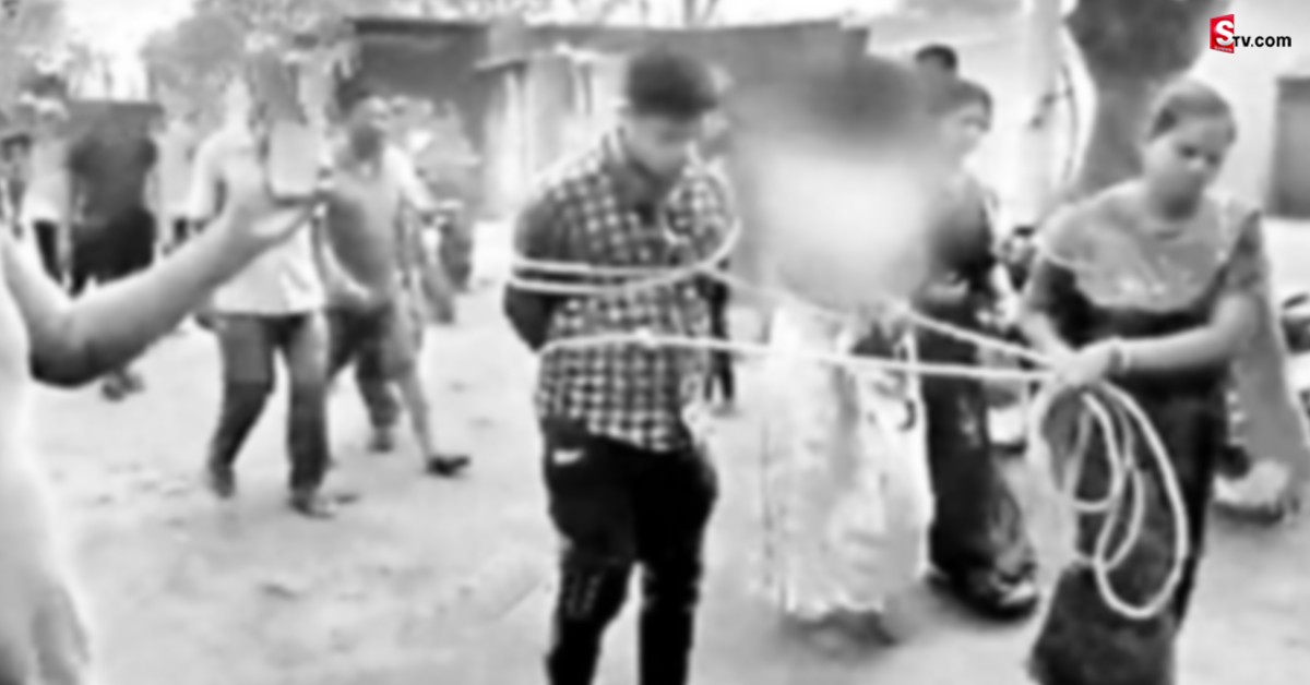 మహిళతో యువకుడి రాసలీలలు.. అడ్డంగా దొరికిపోతే.. ఉతికారేశారు