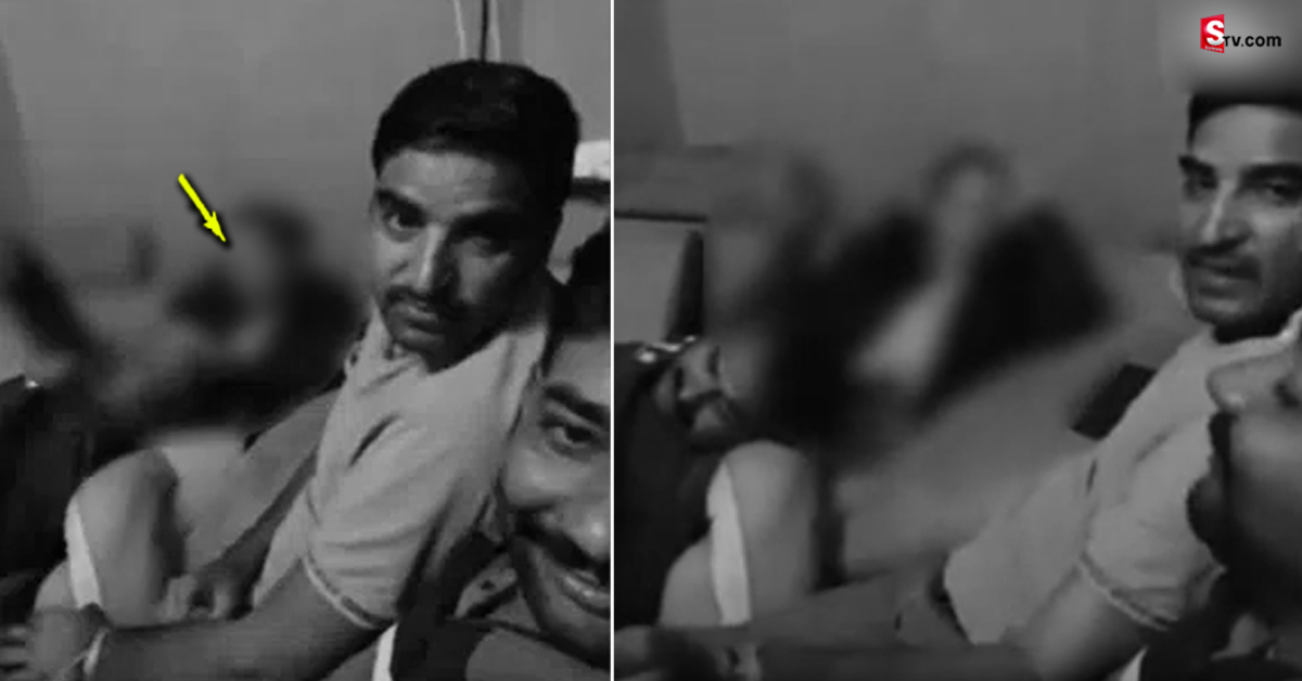 వీడియో: గదిలో ఓ మహిళతో.. కానిస్టేబుళ్లు, లాయర్ రొమాన్స్!