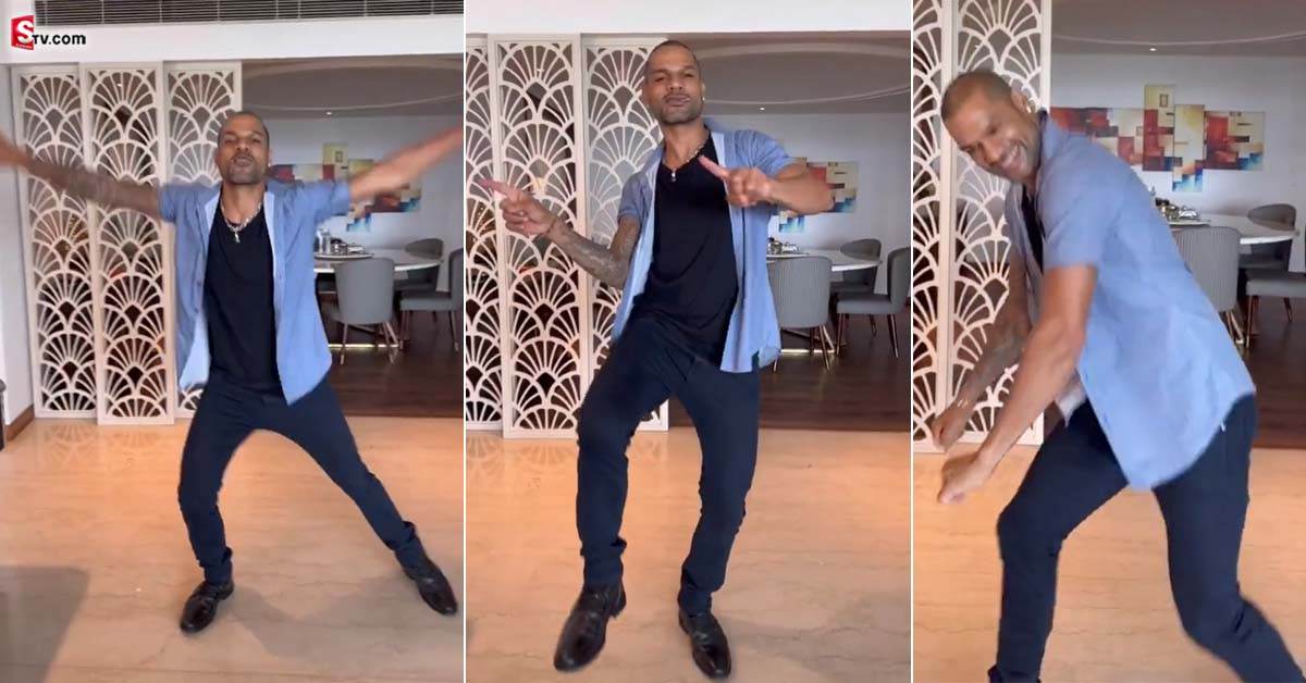 Shikhar Dhawan: ఆ స్టార్ హీరో పాటకి శిఖర్ ధావన్ స్టెప్పులు! వీడియో వైరల్