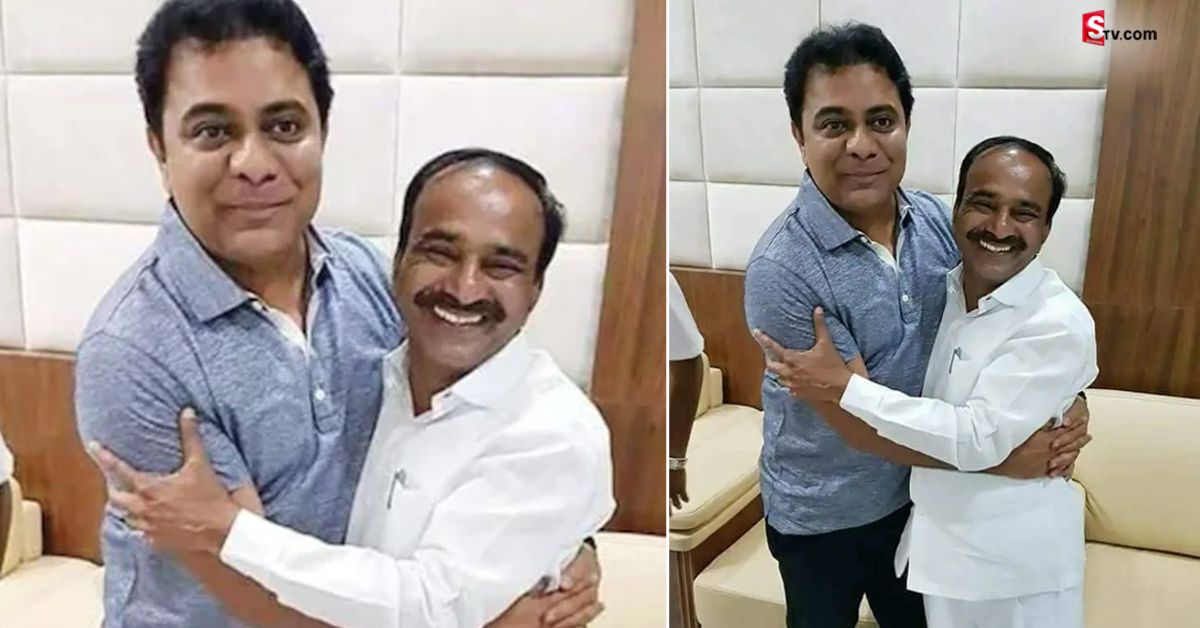 అసెంబ్లీలో ఆసక్తికర సన్నివేశం.. ఈటలను కలిసిన KTR!