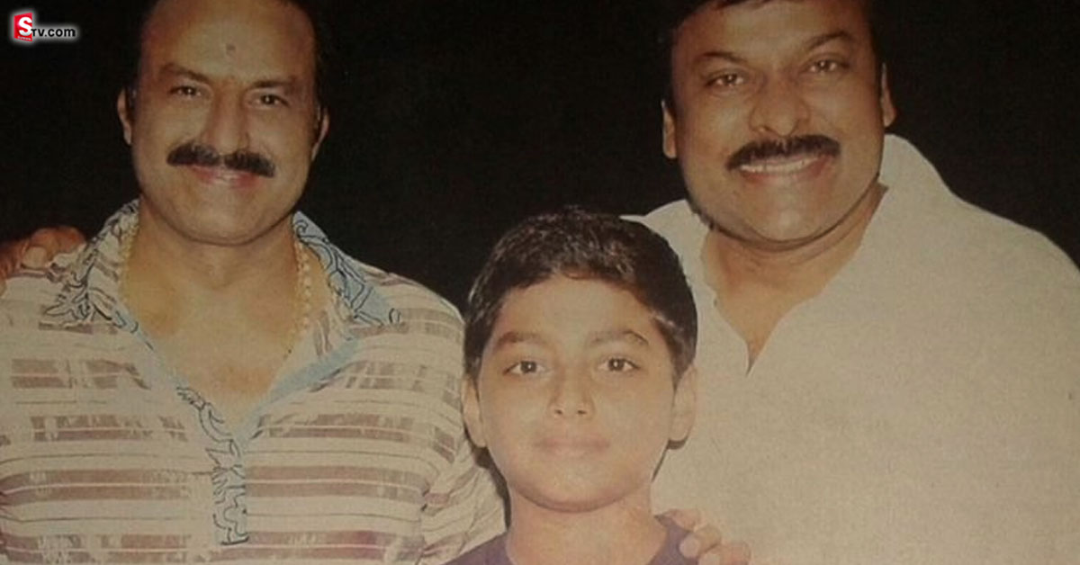 చిరు, బాలయ్యలతో ఉన్న ఈ కుర్రాడు ఎవరో తెలుసా? సందర్భం ఏంటో తెలుసా?