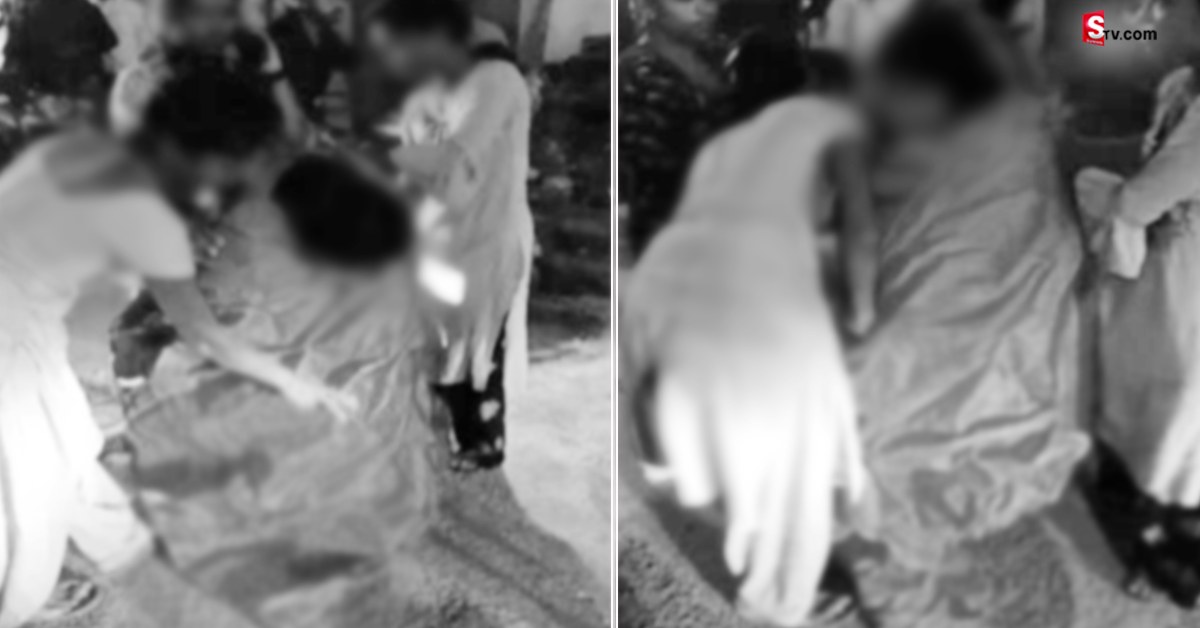 పైశాచికం: నడి రోడ్డుపై యువతి బట్టలు చించేసి..